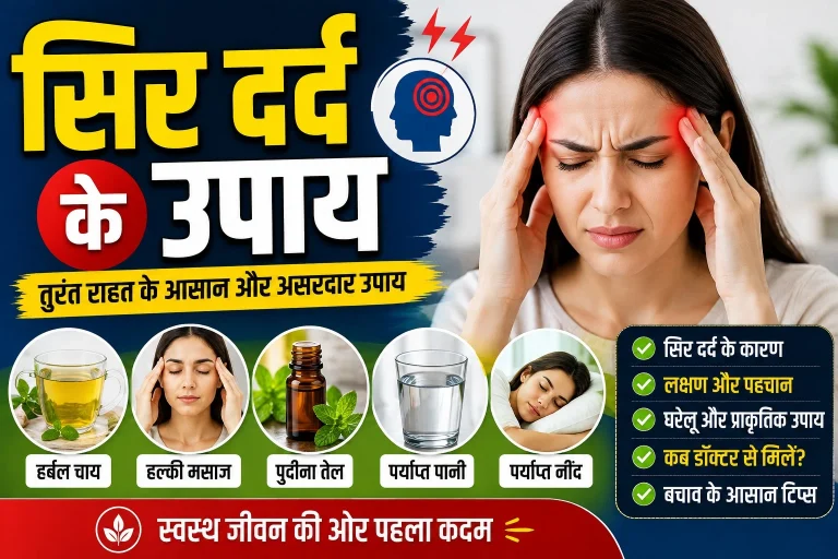 सिर दर्द के उपाय