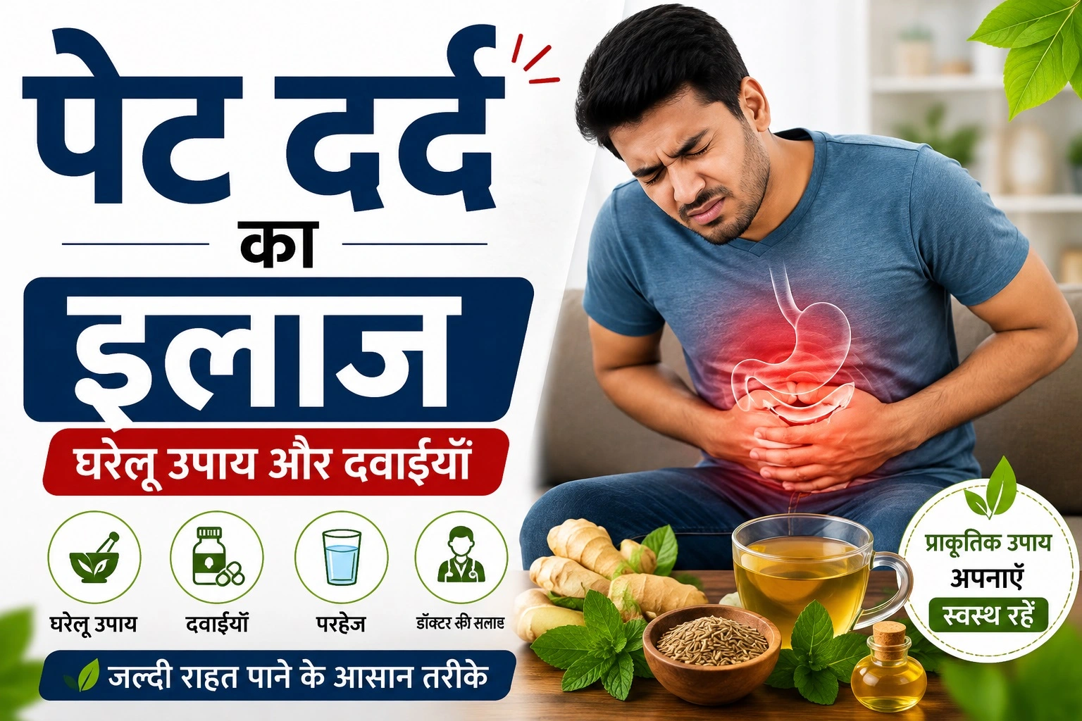 पेट दर्द का इलाज