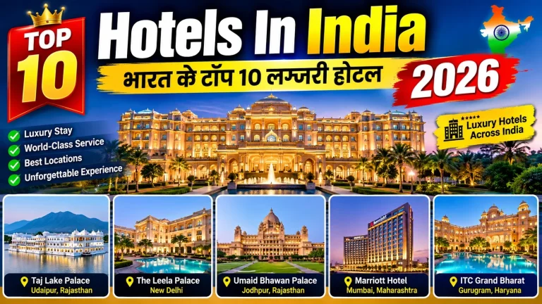 Top 10 Hotels In India 2026
