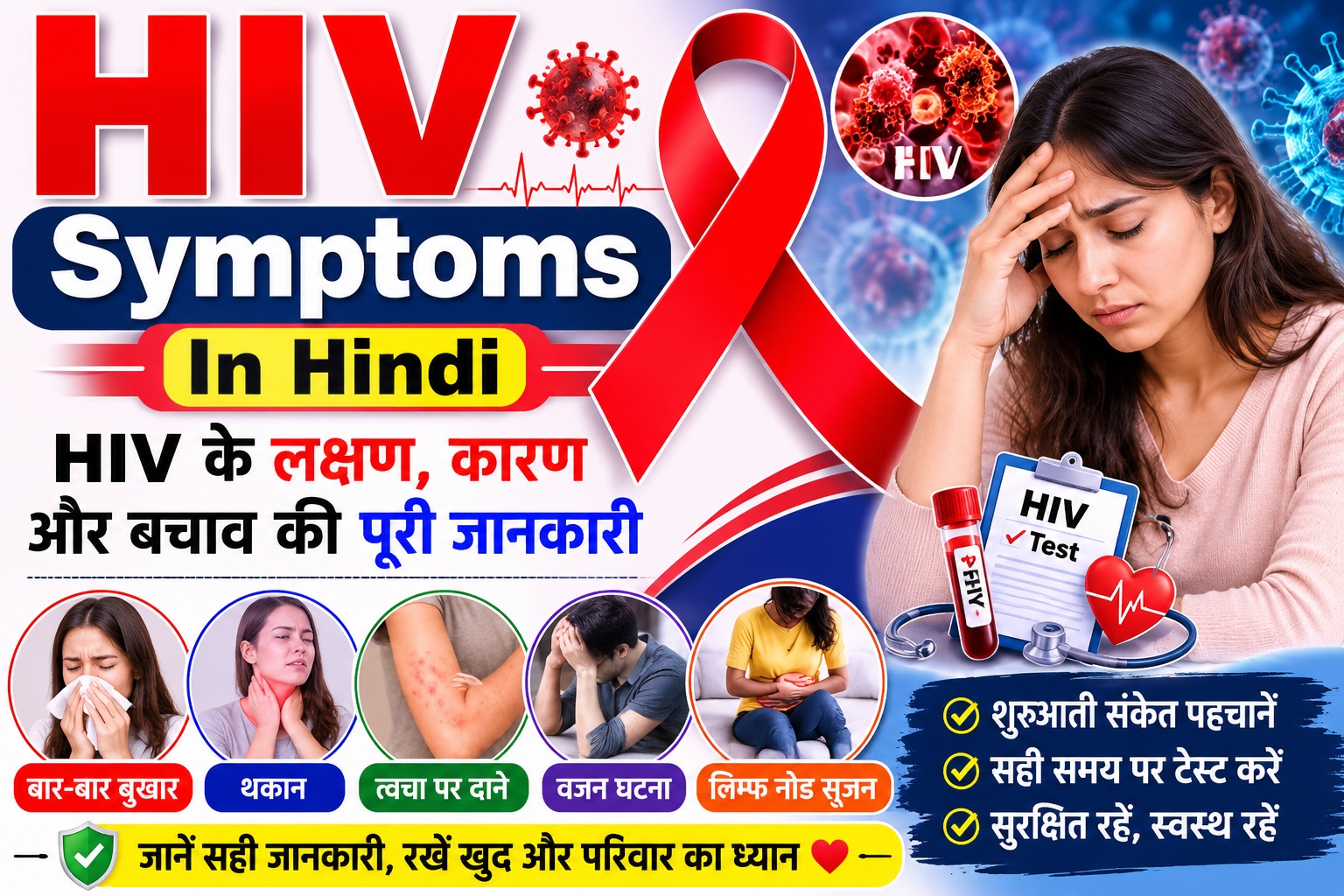 HIV Symptoms In Hindi